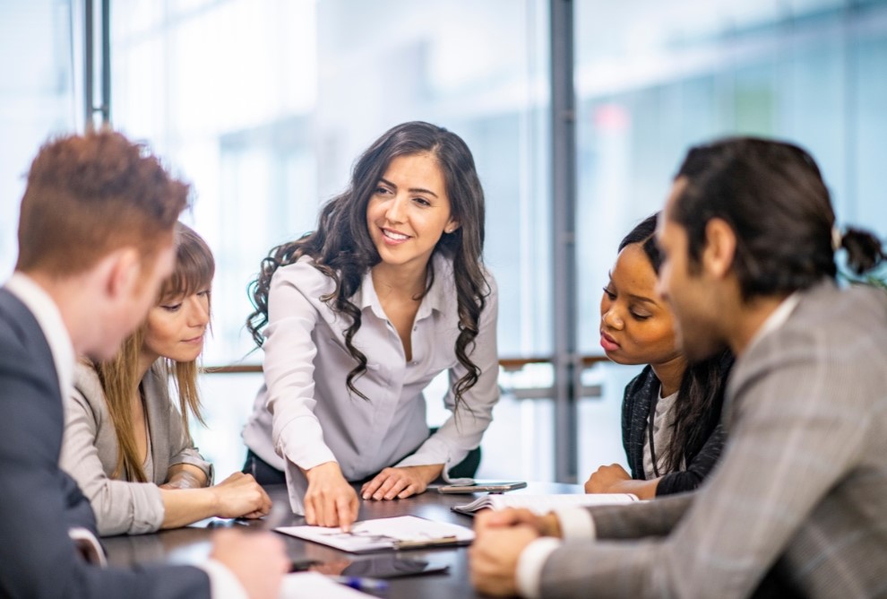 Accountants in a meeting